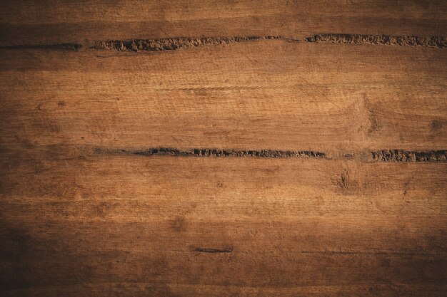 Foto la superficie de la vieja textura de madera marrón