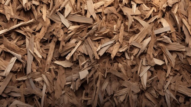 Superfícies intrincadas Aparas de madeira de palha de borracha no estilo Wifredo Lam