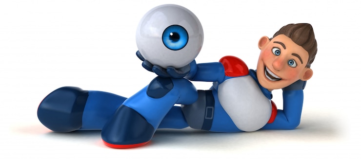 Foto superhéroe super moderno - ilustración 3d