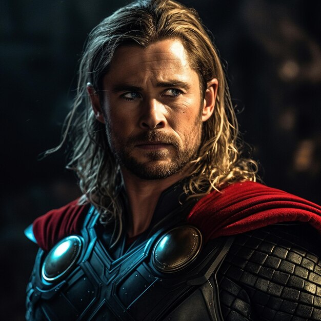 Foto superhéroes marvel thor diseño de armadura de personajes cómicos