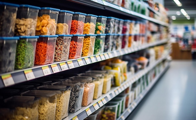 Foto supermercado de prateleira compras marketing shopping shopping compra de alimentos venda a retalho compra de produtos de consumo