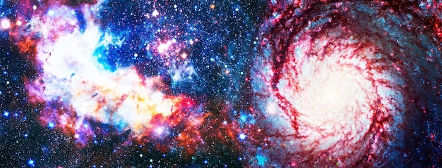 Supernova explosão de fundo espacial de alta qualidade Nebulosa Estrela Brilhante Galáxia distante Imagem abstrata Elementos desta imagem fornecidos pela NASA