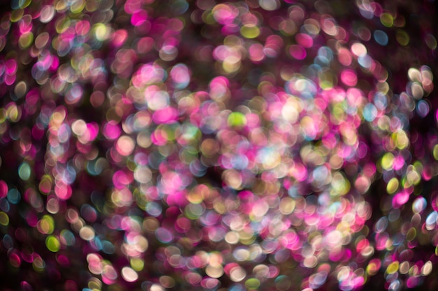 Foto superposición de fondo abstracto brillante de oro rosa brillo navidad