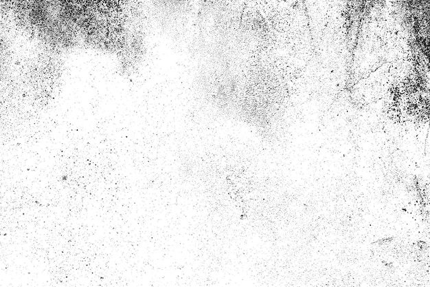 Superposición de fondo blanco Grunge angustiado partículas de polvo blanco y negro