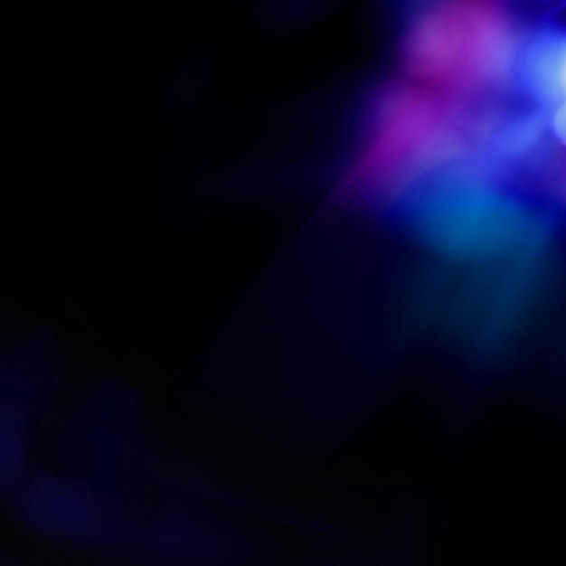 Superposición de luces de neón