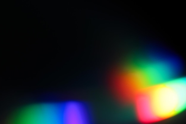 superposición de prisma efecto prismático textura arco iris cristal de luz