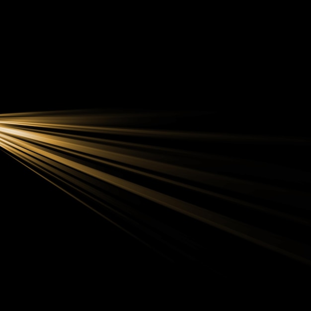 Superposición de rayos de luz solar