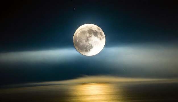 Supervollmondfinsternis Superluna llena Mondfinsternis Überhelliger Vollmond mit Dunkelheit