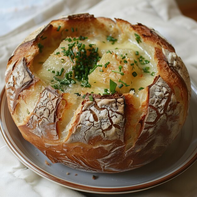 Suppe im Brot