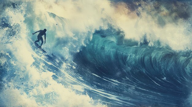 El surfista de la adrenalina conquista una ola monumental
