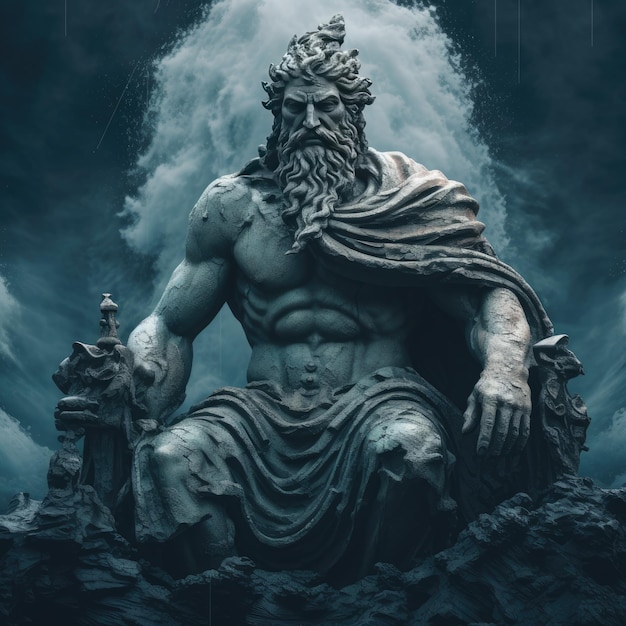 Surgindo das profundezas O poder majestoso da estátua grega afundada