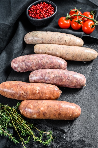 Surtido de salchichas de carne a la barbacoa