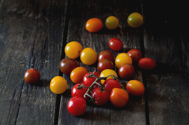 Surtido de tomates cherry.