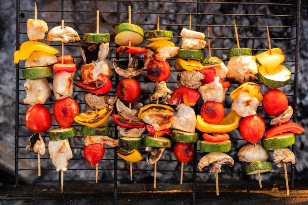 Surtido de verduras a la parrilla