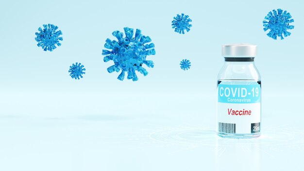 Surto de coronavírus. conceito de proteção de vírus epidêmico. renderização 3d