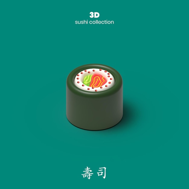 Foto sushi 3d