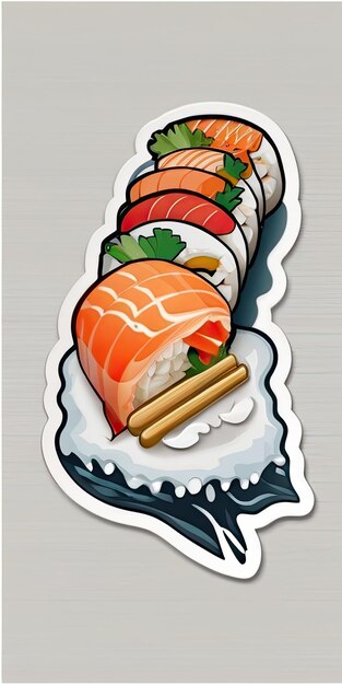 Sushi-Aufkleber