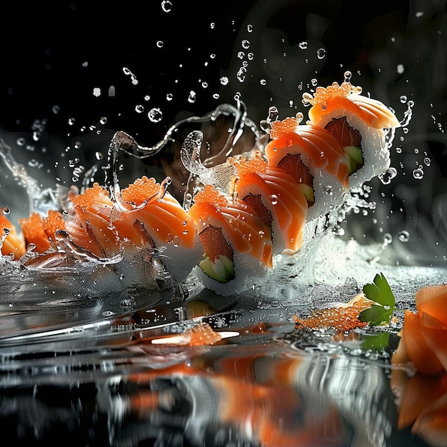 Sushi bailando con las olas La magia de lanzarse al océano de sabores