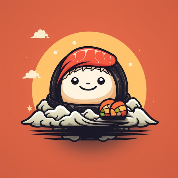 Sushi-Cartoon-Logo