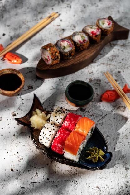 Foto sushi conjunto