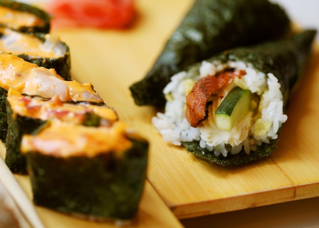 Sushi de comida japonesa