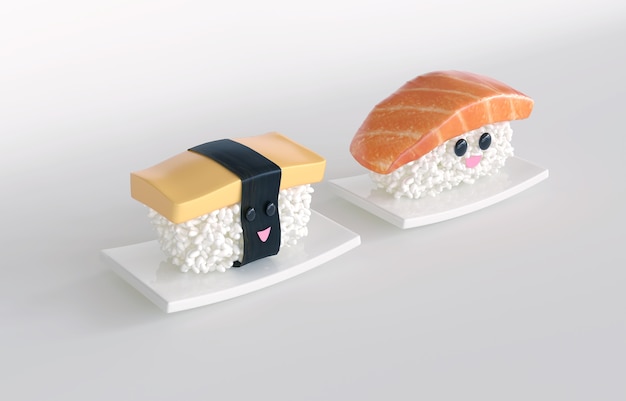 Sushi de culinária japonesa