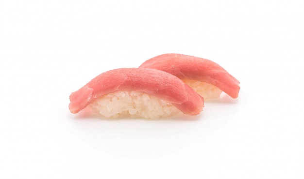 Foto sushi de nigiri de atum - estilo de comida japonesa