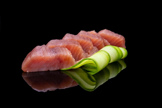 Foto sushi de sashimi de atum