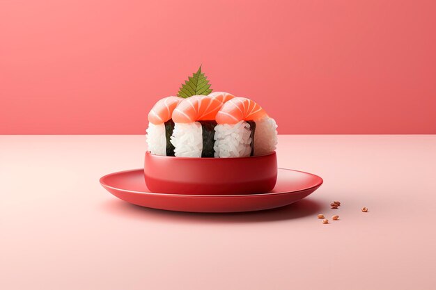 sushi e espaço para texto