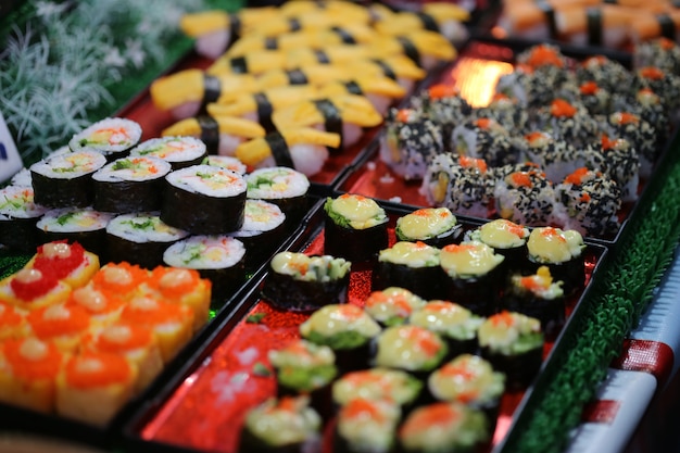 Sushi, japanisches Essen