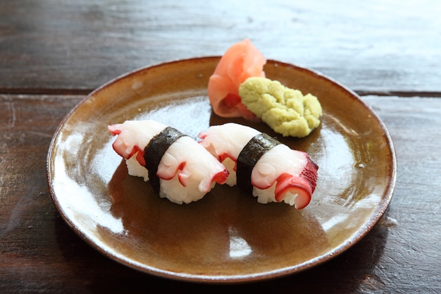 Sushi de pulpo
