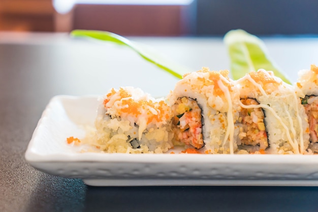 Sushi-Rolle Maki Tempura