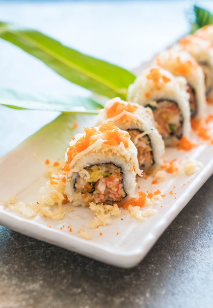 Sushi-Rolle Maki Tempura