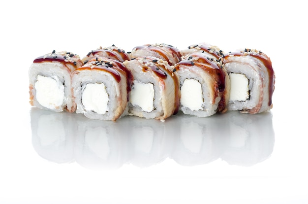 Sushi-Rollen japanische Küche schön