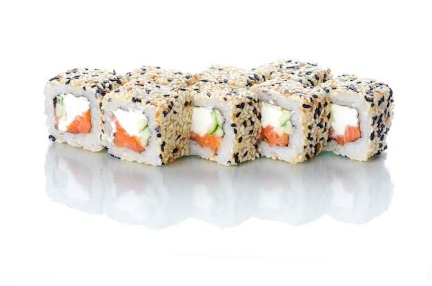 Sushi-Rollen japanische Küche schön