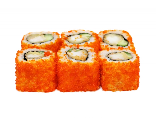 Sushi-Set isoliert