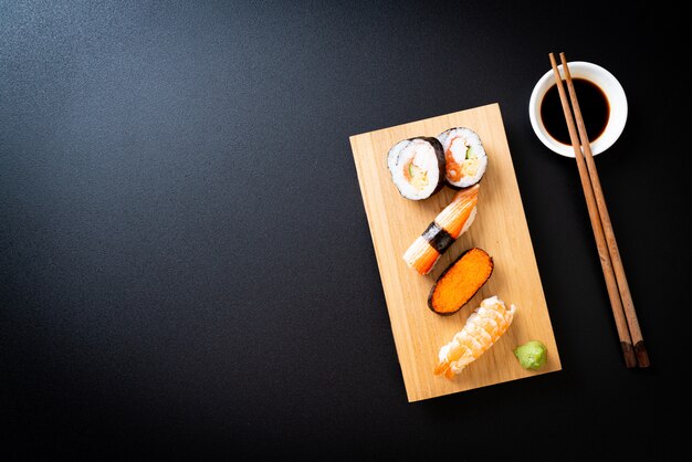 Sushi-Set mischen