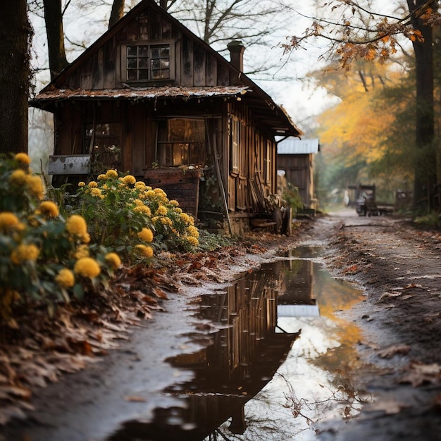 Sussurros de Beleza Rústica Fotografia de Paisagem de Outono