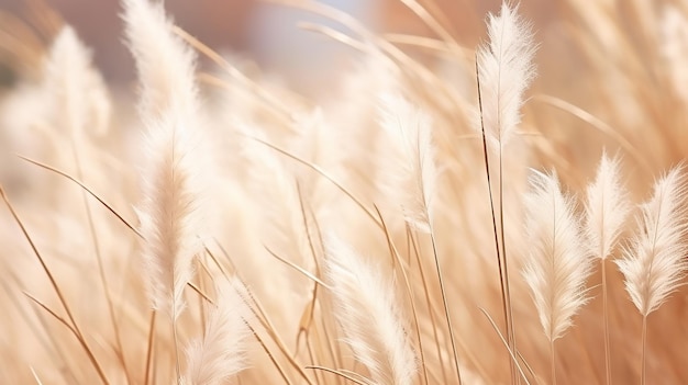 Foto los susurros de la naturaleza vegetación suave en un fondo natural abstracto