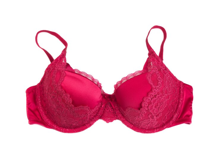 Foto sutiã vermelho