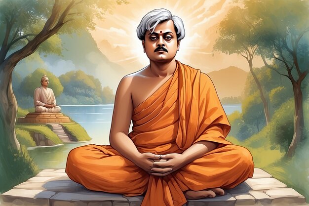 Swami Vivekananda se conecta con el reino espiritual