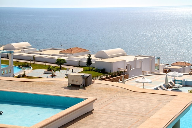 Swimmingpool in der Luxusvilla Rhodos Griechenland