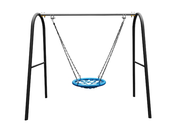 Swing aislado en blanco