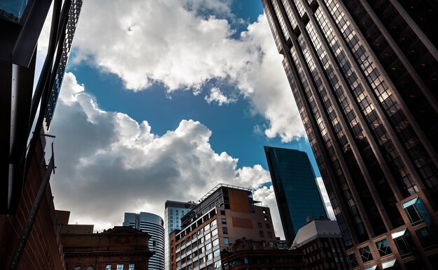 SYDNEY, AUSTRÁLIA - 12 DE DEZEMBRO DE 2014: O distrito central de negócios de Sydney é o principal centro comercial de Sydney, Austrália