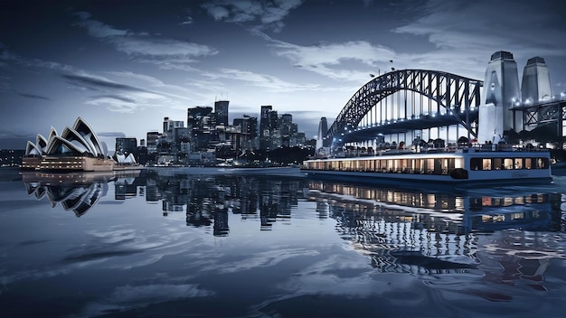 Sydney CBD von der Fähre