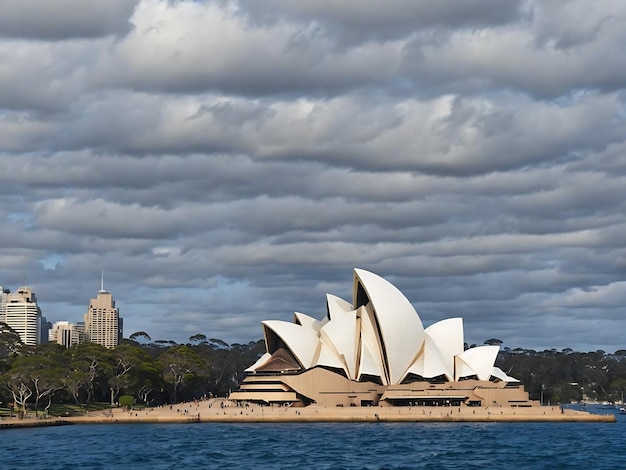 Foto sydney opera house ai generado