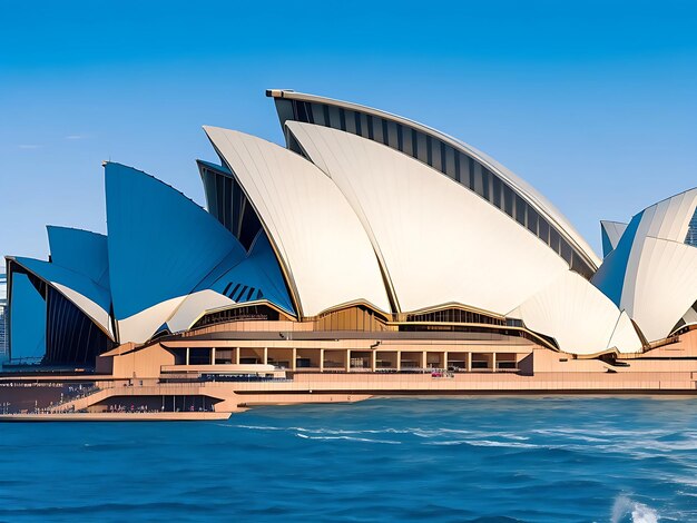 Sydney Opera House, un centro de artes escénicas multilugar en el puerto de Sydney ubicado en Sydney