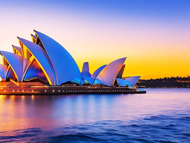 Sydney Opera House é um marco icônico de Sydney New South Wales Australia ai gerado