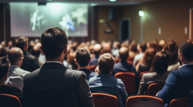 Foto symposium für wirtschaft und unternehmertum redner