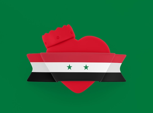 Syrien-Herzbanner